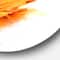 Designart - Beautiful Yellow Flower Watercolor' Disc Flowers Large Metal Circle Wall Artwork